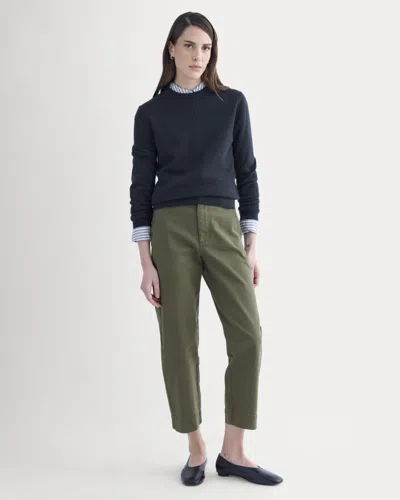 Everlane Utility Straight-leg Pant | 26.5" Inseam In Olive Night In Green