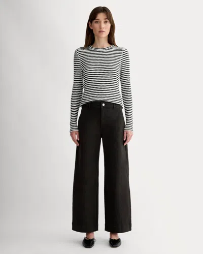 Everlane Utility Wide-leg Pant In Black