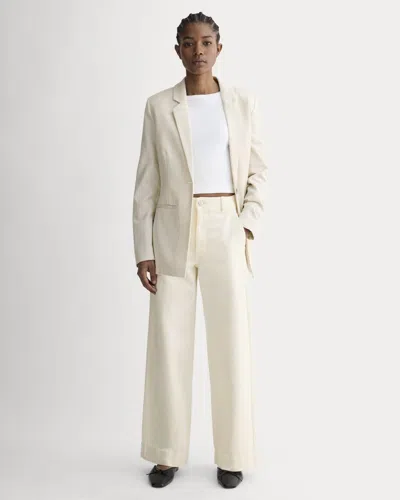Everlane Utility Wide-leg Pant In Bone In Neutral