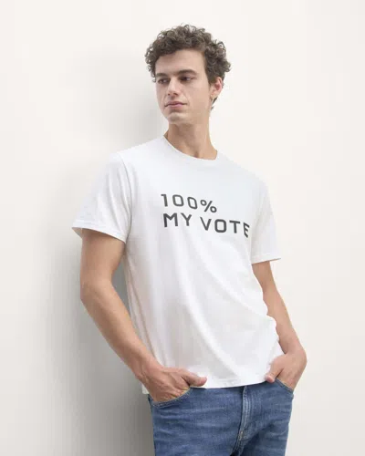 Everlane Voter Crew In White