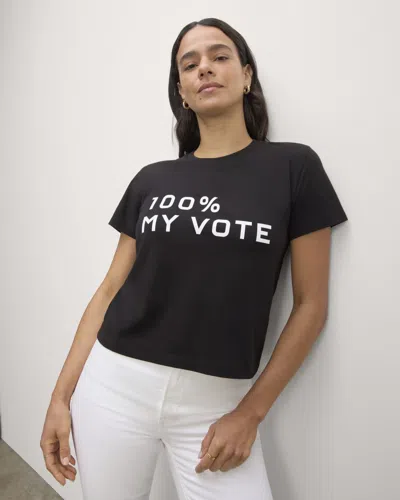 Everlane Voter Tshirt In Black