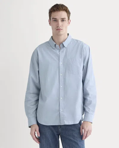 Everlane Washed Poplin Shirt In Dutch Blue