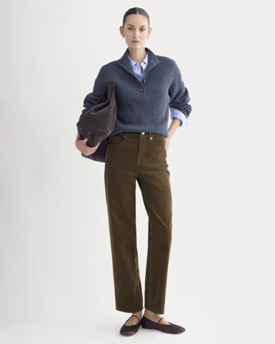Everlane Way-high® Corduroy Pant In Cocoa In Multi
