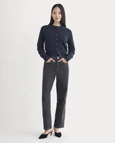 Everlane Way-high® Corduroy Pant In Graphite In Multi