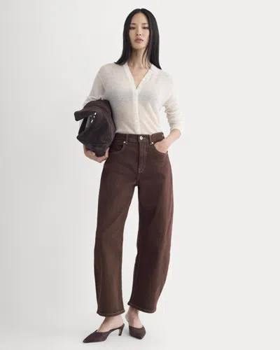 Everlane Way-high® Curve Jean | 27" Inseam In Bitter Chocolate In Brown
