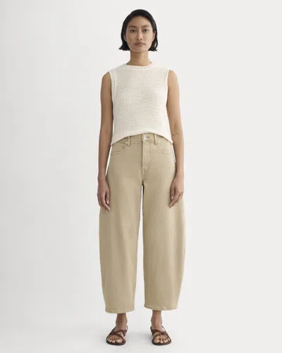 Everlane Way-high® Curve Jean | 27" Inseam In Garment-dyed Tan In Multi