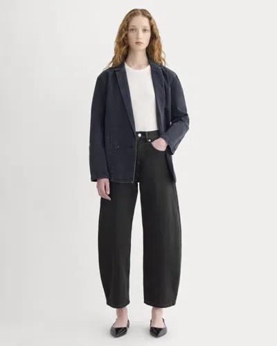 Everlane Way-high® Curve Jean | 27" Inseam In Washed Black In Blue