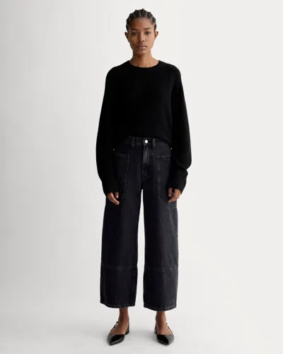 Everlane Way-high® Gardener Cropped Jean In Washed Black
