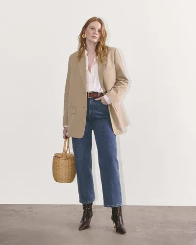 Everlane Way-high® Hourglass Jean | 27 1/2" Inseam In Vintage Indigo In Brown