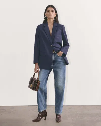 Everlane Way-high� Jean | 29.5� Inseam In Mid Indigo In Blue