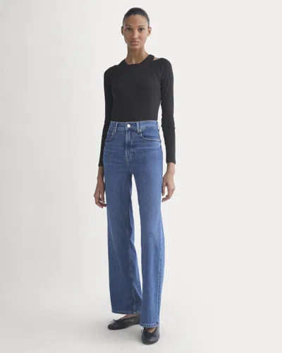 Everlane Way-high® Sailor Jean 2.0 | 29.5" Inseam In Medium Indigo In Blue