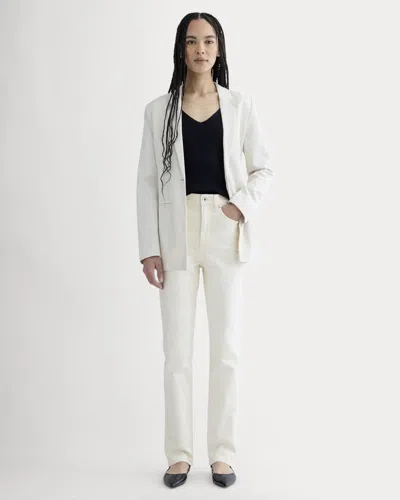 Everlane Way-high® Slim Jean | 29" Inseam In Calico Ecru In White