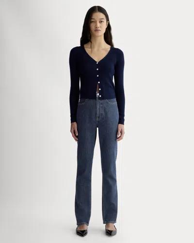 Everlane Way-high® Slim Jean | 29" Inseam In Indigo Rinse In Blue