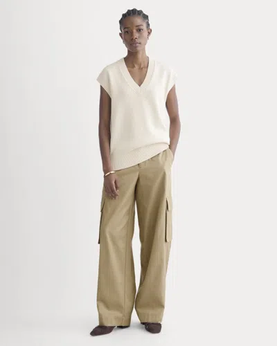 Everlane Wide-leg Cargo Trouser In Brown