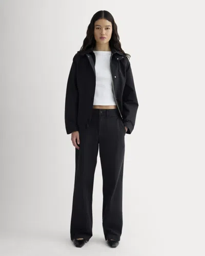 Everlane Wide-leg Chino Pant In Black