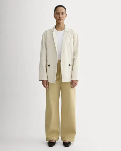 Everlane Wide-leg Chino Pant In Classic Khaki In Brown