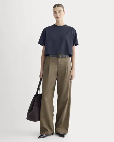 Everlane Wide-leg Trouser In Brown