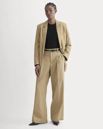 Everlane Wide-leg Trouser In Brown
