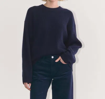 Everlane Women's The Cocoon Crew Sweater In Navy In Blue