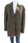 Everlane Womens The '80s Blazer Beech In Brown