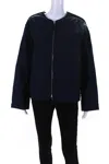 Everlane Womens The Quilted Cotton Liner Navy