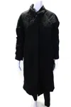 Everlane Womens The Renew Mac Coat Black