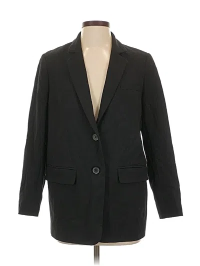 Pre-owned Everlane Wool Blazer Jacket In Black