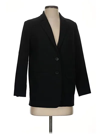 Pre-owned Everlane Wool Blazer Jacket In Black