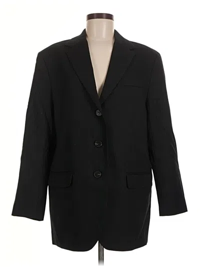Pre-owned Everlane Wool Blazer Jacket In Black