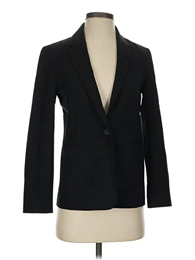 Pre-owned Everlane Wool Blazer Jacket In Black