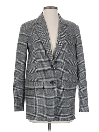 Pre-owned Everlane Wool Blazer Jacket In Gray