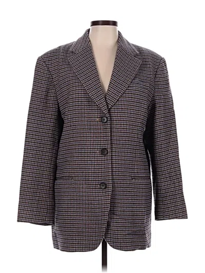 Pre-owned Everlane Wool Blazer Jacket In Gray