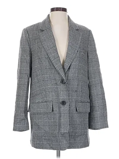 Pre-owned Everlane Wool Blazer Jacket In Gray