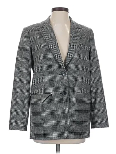 Pre-owned Everlane Wool Blazer Jacket In Gray