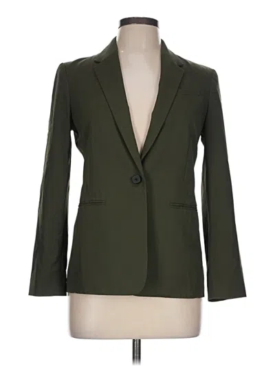 Pre-owned Everlane Wool Blazer Jacket In Green