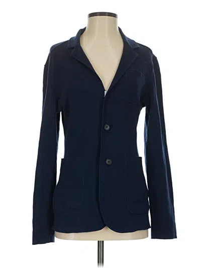 Pre-owned Everlane Wool Cardigan Sweater In Blue
