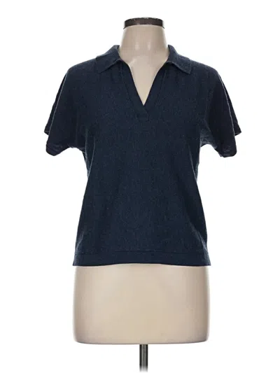 Pre-owned Everlane Wool Cardigan Sweater In Blue