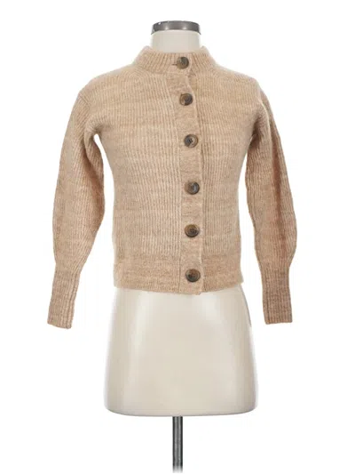 Pre-owned Everlane Wool Cardigan Sweater In Brown