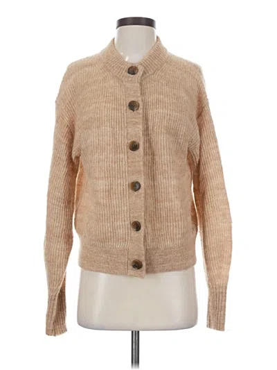 Pre-owned Everlane Wool Cardigan Sweater In Brown