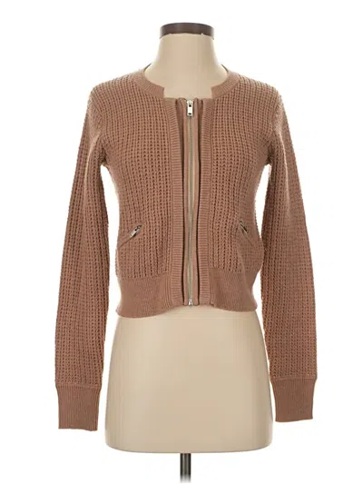 Pre-owned Everlane Wool Cardigan Sweater In Brown