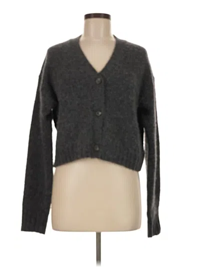Pre-owned Everlane Wool Cardigan Sweater In Gray