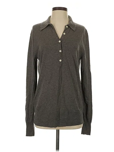 Pre-owned Everlane Wool Cardigan Sweater In Gray