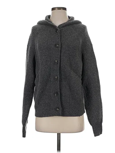 Pre-owned Everlane Wool Cardigan Sweater In Gray