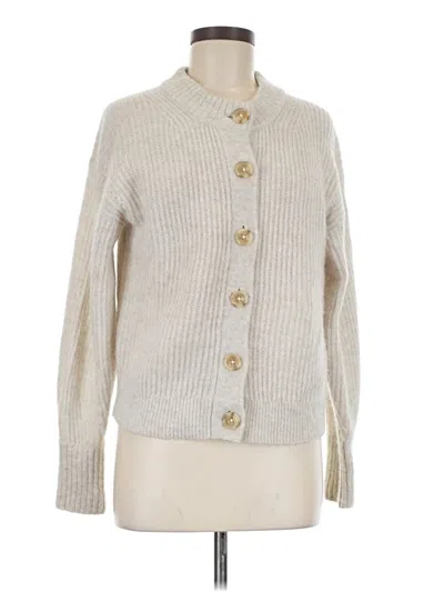 Pre-owned Everlane Wool Cardigan Sweater In Ivory