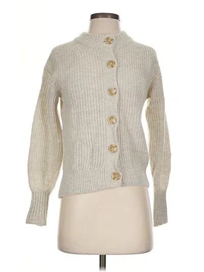 Pre-owned Everlane Wool Cardigan Sweater In Ivory