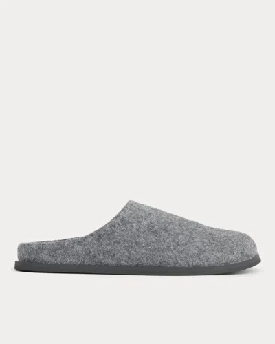 Everlane Wool Clog In Charcoal In Gray