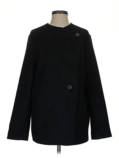 Pre-owned Everlane Wool Coat In Black