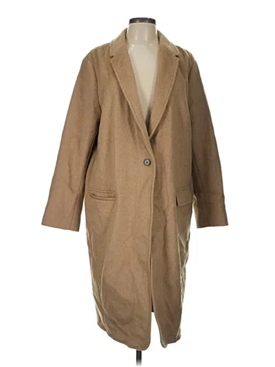 Pre-owned Everlane Wool Coat In Brown