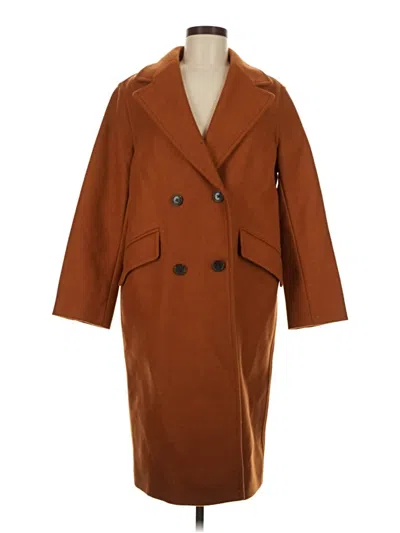 Pre-owned Everlane Wool Coat In Brown
