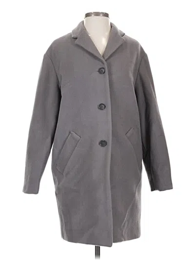 Everlane Wool Coat In Gray